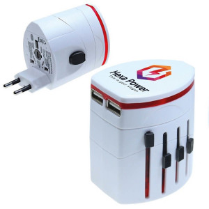 UNIVERSAL TRAVEL ADAPTER - Reklamnepredmety