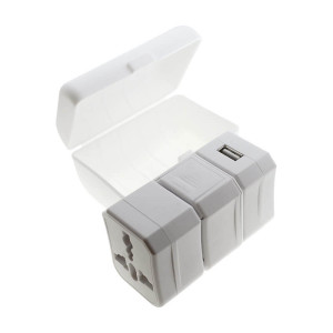 TRAVEL ADAPTER WITH USB OUTPUT - Reklamnepredmety