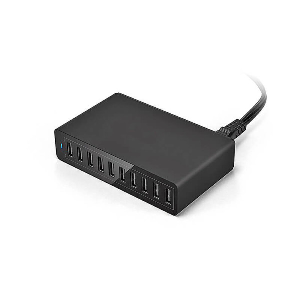 USB ADAPTER WITH 10 USB PORTS, 50 W