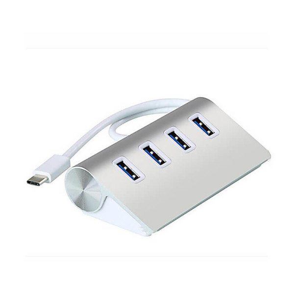 HIGH-SPEED DATA HUB WITH 4 USB 3.0 PORTS, USB TYPE-C CONNECTOR