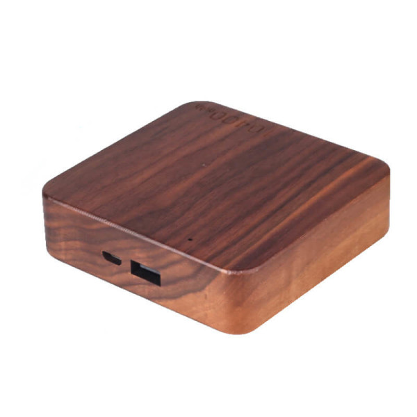 WOODEN POWER BANK, 10400 mAh