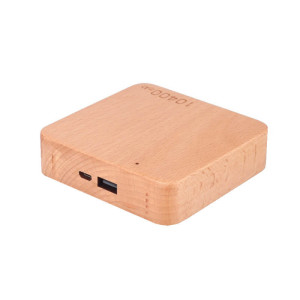 WOODEN POWER BANK, 10400 mAh - Reklamnepredmety