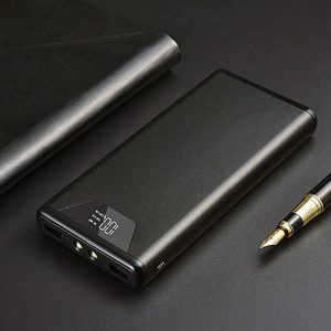 HIGH-CAPACITY DUAL POWER BANK WITH LCD DISPLAY, 15000 MAH - Reklamnepredmety