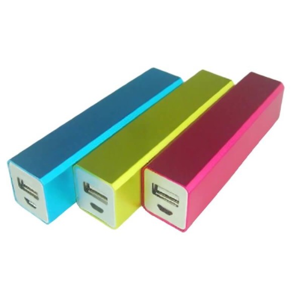 MINI METAL POWER BANK (EXTERNAL CHARGER) 2000 to 3000 mAh