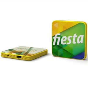 FLAT COMPACT SQUARE POWER BANK, 2000-5000 mAh - Reklamnepredmety