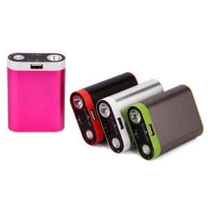POWER BANK WITH HAND WARMER AND LED TORCH (EXTERNAL CHARGER) 6600 mAh - Reklamnepredmety