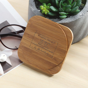 BAMBOO WIRELESS CHARGER - Reklamnepredmety