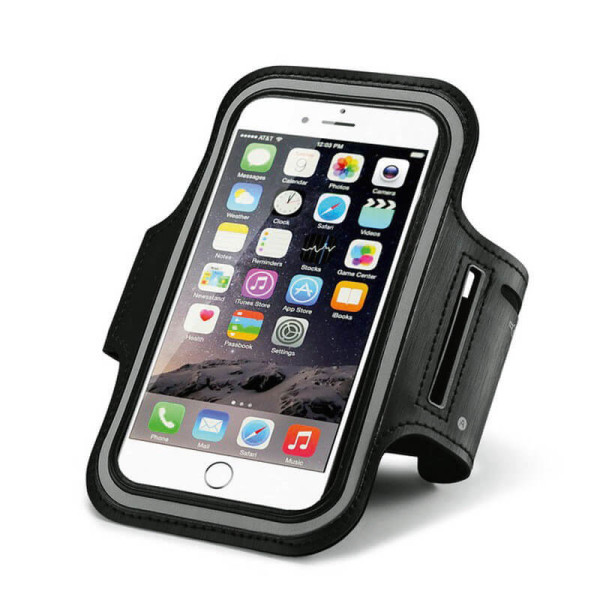 SPORTS ARMBAND CASE FOR MOBILE PHONE WITH REFLECTIVE FEATURES