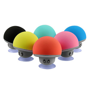 MINI BLUETOOTH SPEAKER IN THE SHAPE OF A MUSHROOM WITH SUCTION CUP - Reklamnepredmety