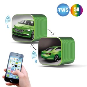 SET OF TWO BLUETOOTH SPEAKERS WITH TWS FUNCTION AND HIGH SOUND QUALITY - Reklamnepredmety