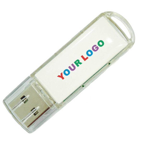 USB FLASH DRIVE WITH EPOXY LOGO