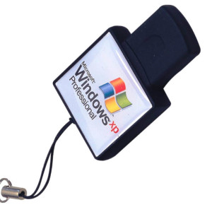 USB FLASH DRIVE WITH EPOXY LOGO - SQUARE - Reklamnepredmety