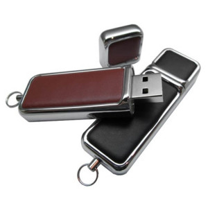 LEATHER USB FLASH DRIVE - Reklamnepredmety