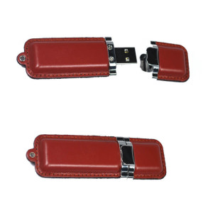 LEATHER USB FLASH DRIVE - Reklamnepredmety