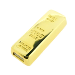 USB FLASH DRIVE GOLD BRICK STANDARD - Reklamnepredmety