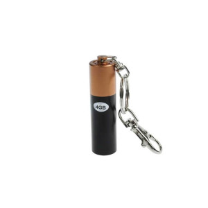 SCREW-ON USB FLASH DRIVE BATTERY - Reklamnepredmety