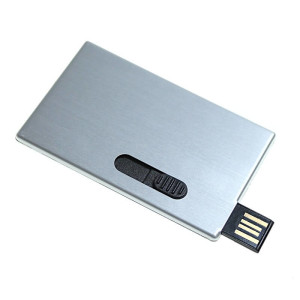 USB FLASH DRIVE METAL CARD - Reklamnepredmety