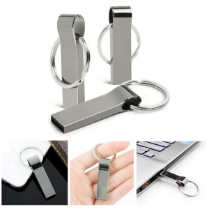 METAL MINI USB FLASH DRIVE WITH RING - Reklamnepredmety