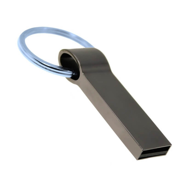 METAL MINI USB FLASH DRIVE WITH RING