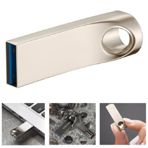 METAL USB FLASH DRIVE WITH ERGONOMIC BODY - Reklamnepredmety