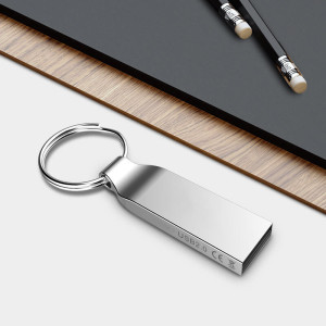 METAL MINI USB FLASH DRIVE WITH RING - Reklamnepredmety
