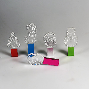 USB FLASH DRIVE WITH LED LIT LOGO - Reklamnepredmety