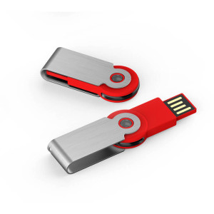 TWISTER MINI USB FLASH DRIVE WITH LED BACKLIGHT, USB 2.0 OR 3.0 - Reklamnepredmety