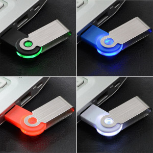 TWISTER MINI USB FLASH DRIVE WITH LED BACKLIGHT, USB 2.0 OR 3.0 - Reklamnepredmety