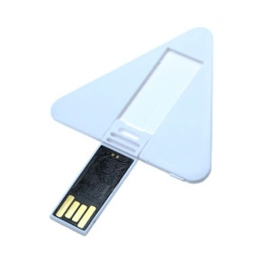 PLASTIC USB FLASH DRIVE CARD - TRIANGLE - Reklamnepredmety