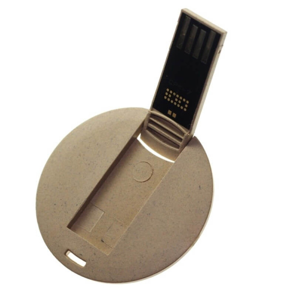 ECO - USB FLASH DRIVE ROUND