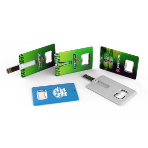 USB CARD WITH OPENER - Reklamnepredmety