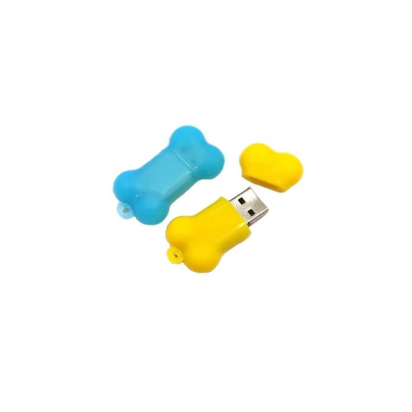 PLASTIC USB FLASH DRIVE BONE