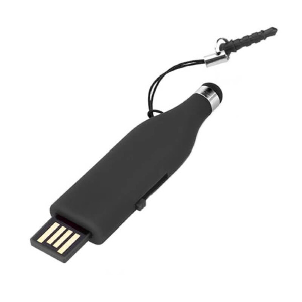 PLASTIC USB FLASH DRIVE STYLUS