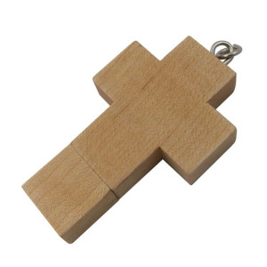 USB FLASH DRIVE WOOD CROSS - Reklamnepredmety
