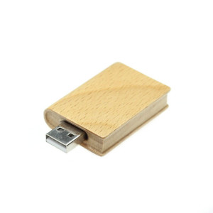 WOOD USB FLASH DRIVE BOOK - Reklamnepredmety