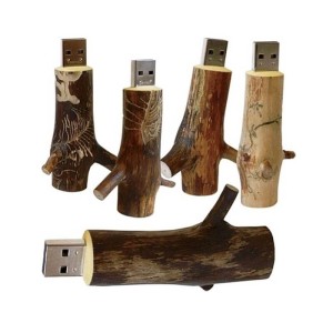 USB FLASH DRIVE WOOD TWIG - Reklamnepredmety