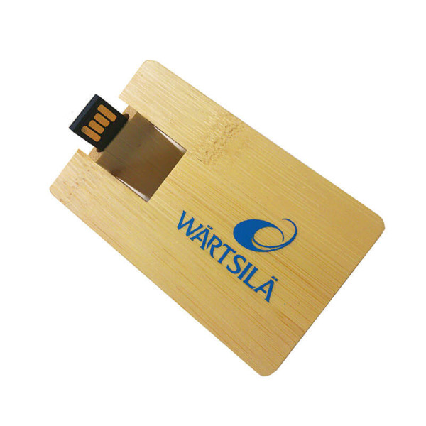 USB FLASH DRIVE WOOD CARD