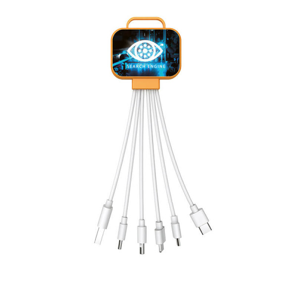 USB 5-IN-1 POWER CABLE WITH LED LOGO