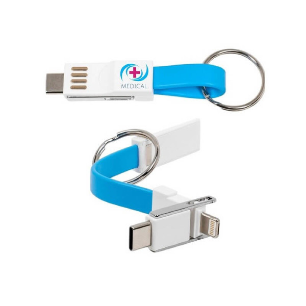 3-IN-1 USB DATA AND POWER CABLE WITH MAGNETIC ATTACHMEN