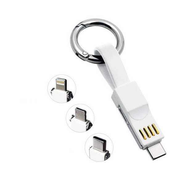 3-IN-1 USB DATA AND POWER CABLE WITH MAGNETIC ATTACHMEN