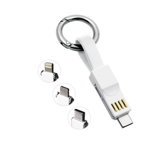 3-IN-1 USB DATA AND POWER CABLE WITH MAGNETIC ATTACHMEN - Reklamnepredmety