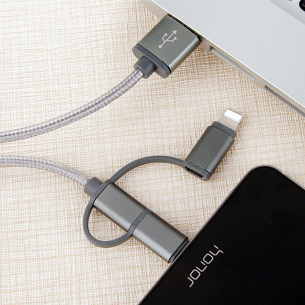 DATA AND CHARGING 3-IN-1 CABLE