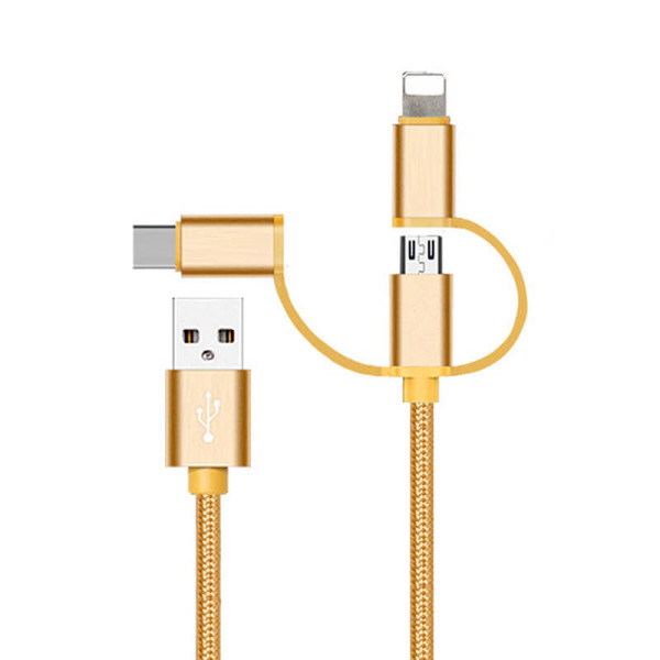 DATA AND CHARGING 3-IN-1 CABLE