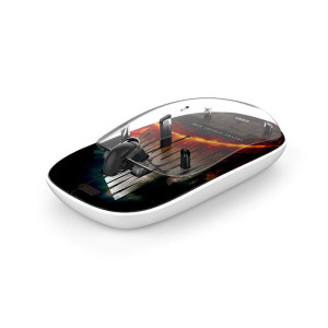 WIRELESS MOUSE 2.4 GHZ WITH OPTION OF FULL COLOUR PRINTING - Reklamnepredmety