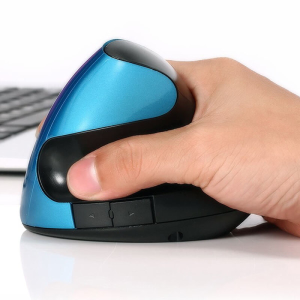 WIRELESS 2.4 GHZ VERTICAL MOUSE WITH BUILT-IN BATTERY