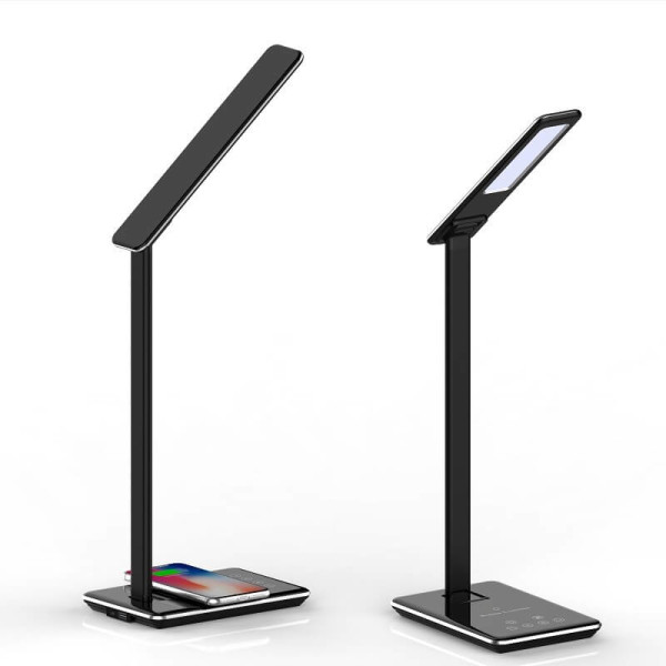 2-IN-1 FOLDING TOUCH-CONTROLLED LAMP  WITH WIRELESS CHARGER