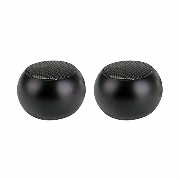 SET OF 2 MINI BLUETOOTH SPEAKERS WITH TWS FUNCTION AND HANDSFREE
