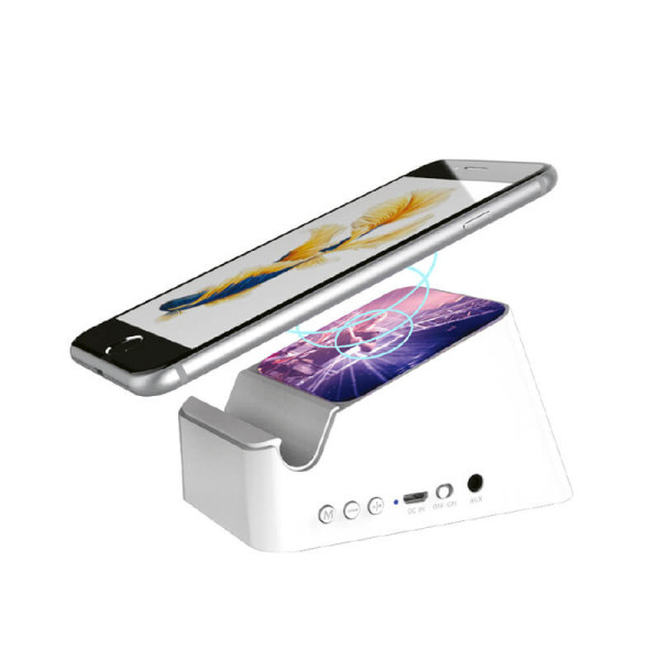 3-IN-1 - WIRELESS CHARGER, BLUETOOTHSPEAKER AND PHONE STAND