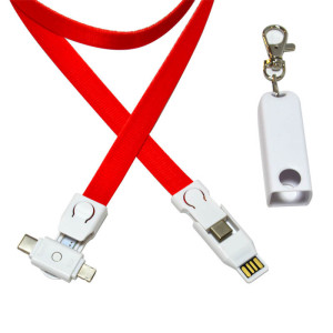 4-IN-1 LANYARD USB POWER CABLE - Reklamnepredmety