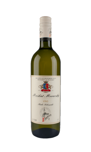 Moravian nutmeg white semi-dry wine 1 l - Reklamnepredmety